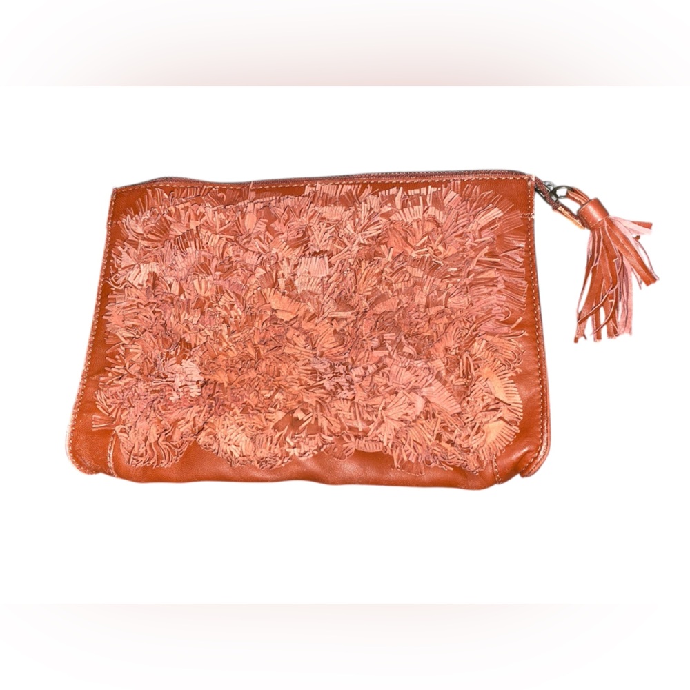 Holding Horses small fringe leather bag by Anthropologie
